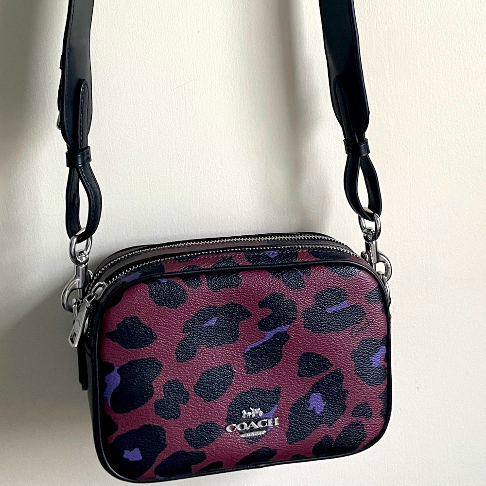 COACH Jes 20 Crossbody Bag, Leopard